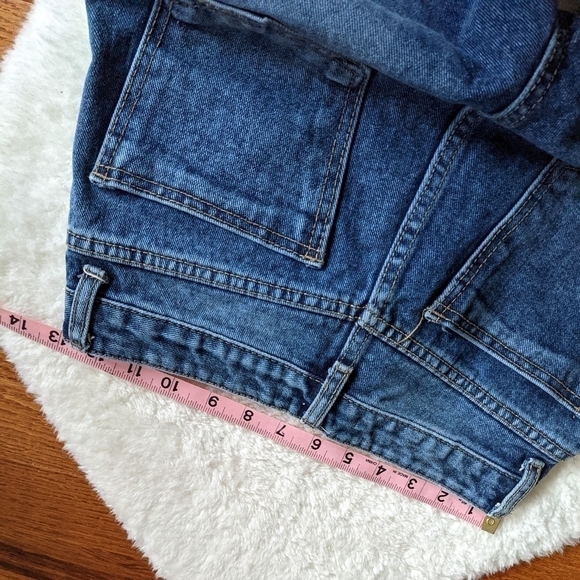 Oak + FORT straight leg 100% Cotton jeans denim high rise women's xs 25 - Picture 5 of 8